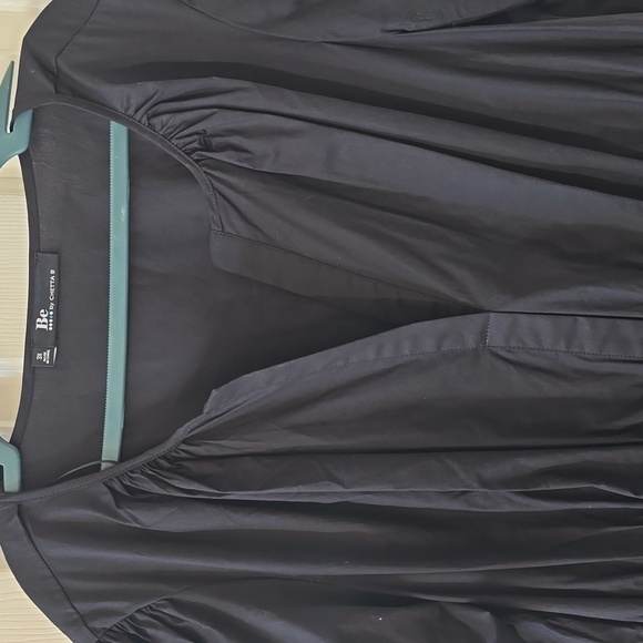 BE BY CHETTA B BRAND WOMEN'S PLUS BLACK SHORT SLEEVES SUMMER DRESS SIZE 3X - Picture 3 of 13